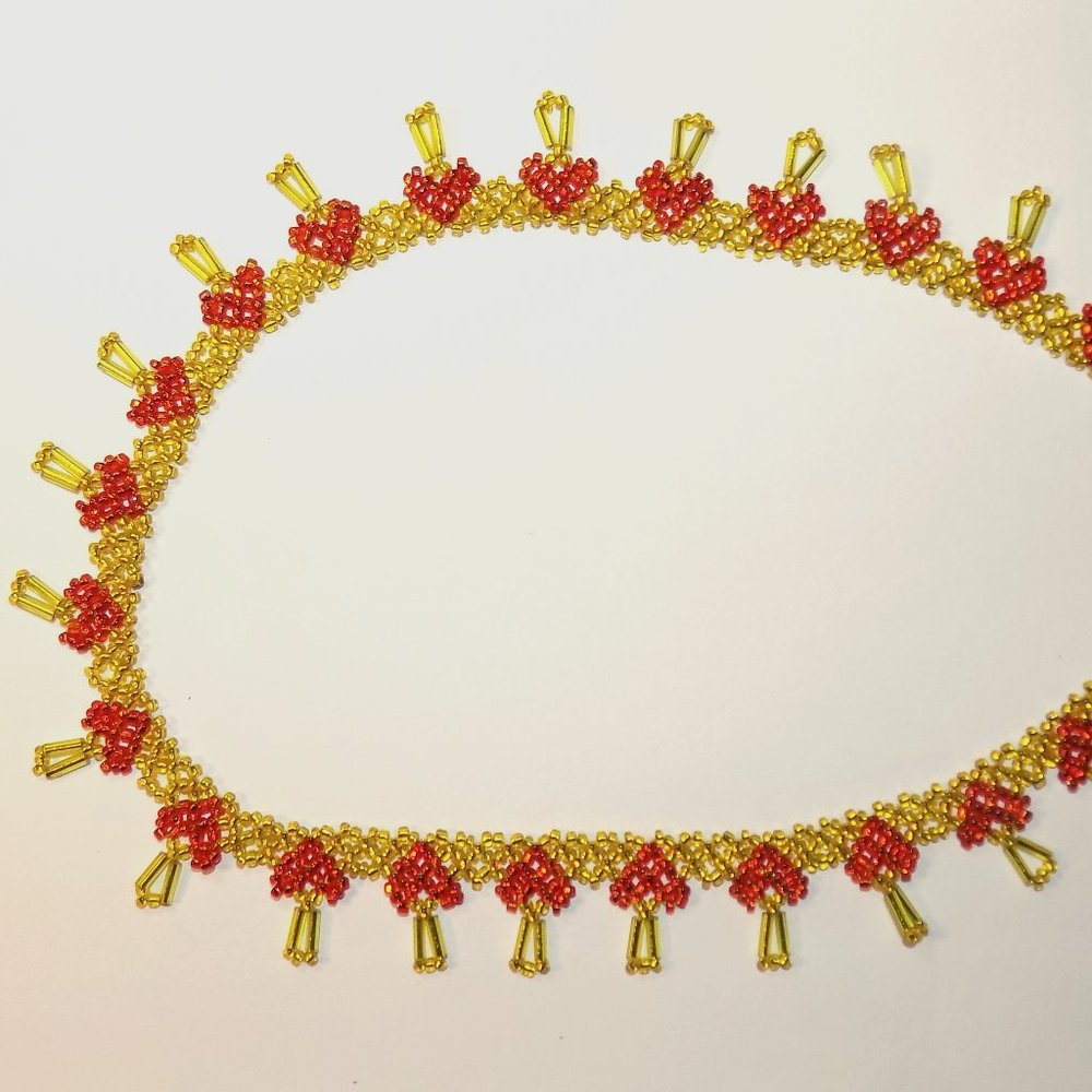 HANDMADE NECKLACE BEADED JEWELRY